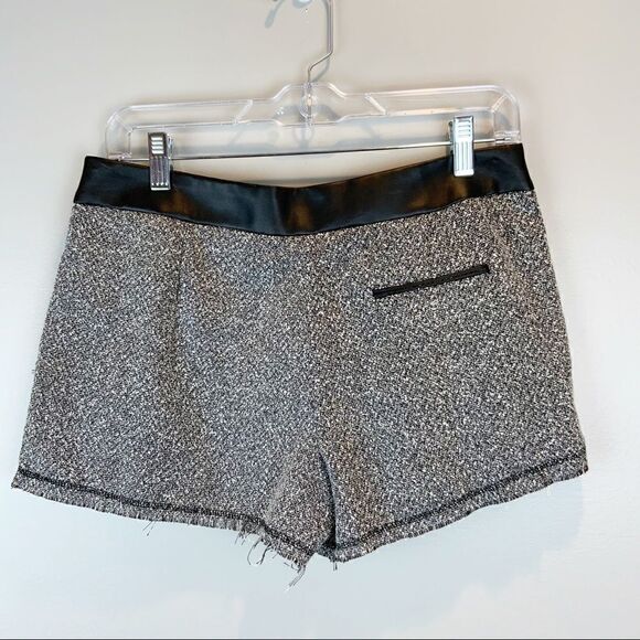 🌺3 FOR $20🌺 - NWT Olsenboye high rise tweed raw edge shorts 3 - Picture 5 of 6